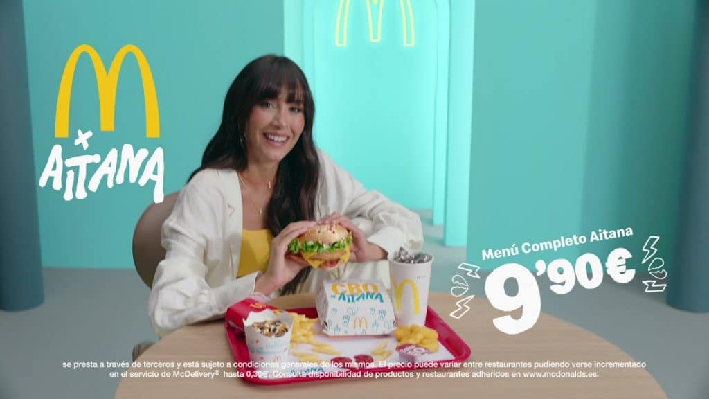 El menú que se pide Aitana en el McDonald's que ahora puedes conseguir tú