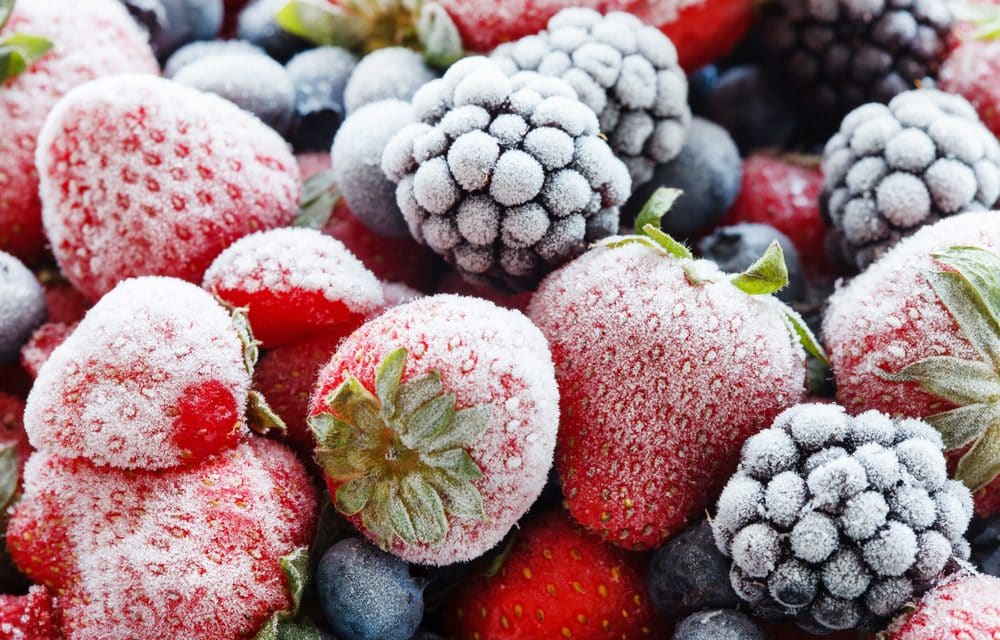 ¿Qué frutas no se pueden congelar?