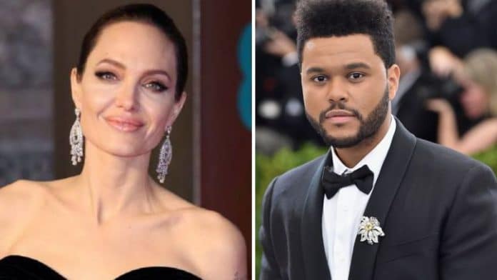 Angelina Jolie y The Weeknd juntos