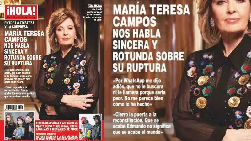 María Teresa Campos ruptura Bigote Arrocet revista Hola