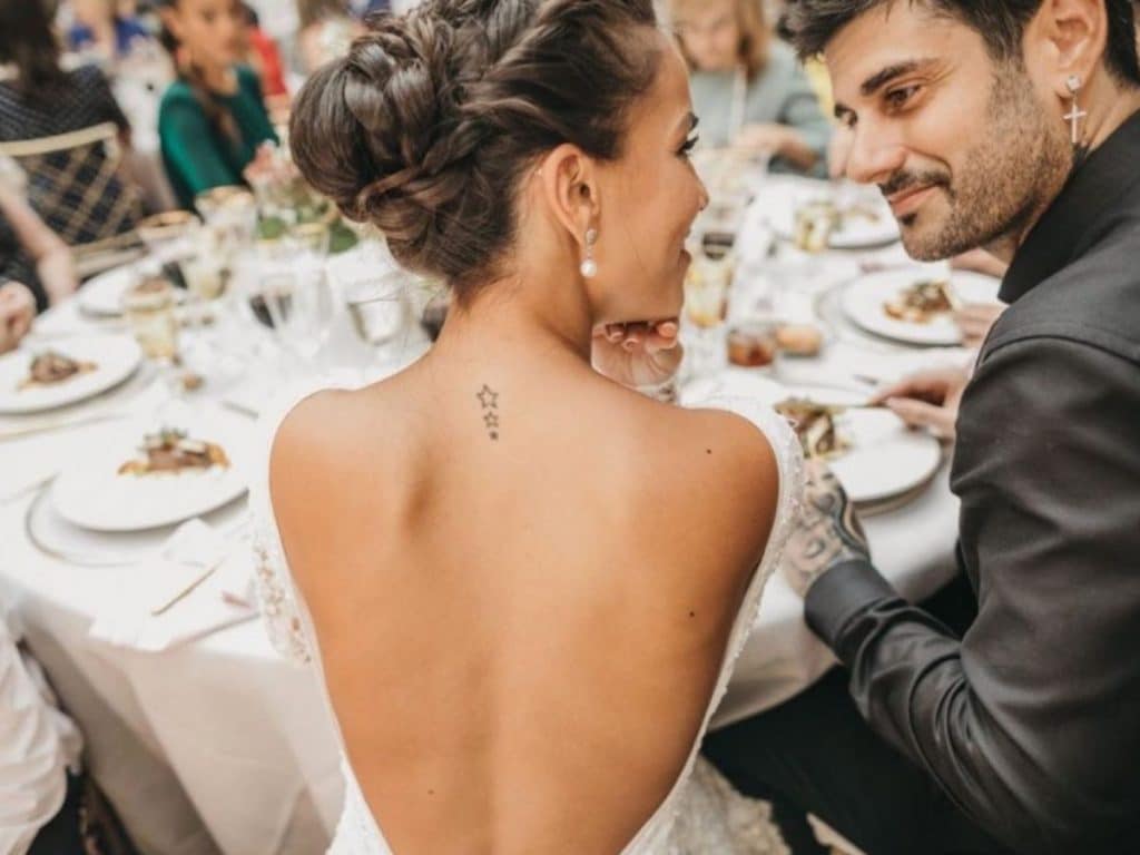 melendi y julia en la boda