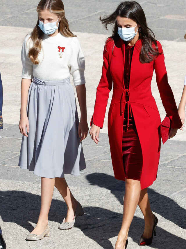 Los zapatos de la Reina Letizia y sus hijas Leonor y Sofía para no sufrir