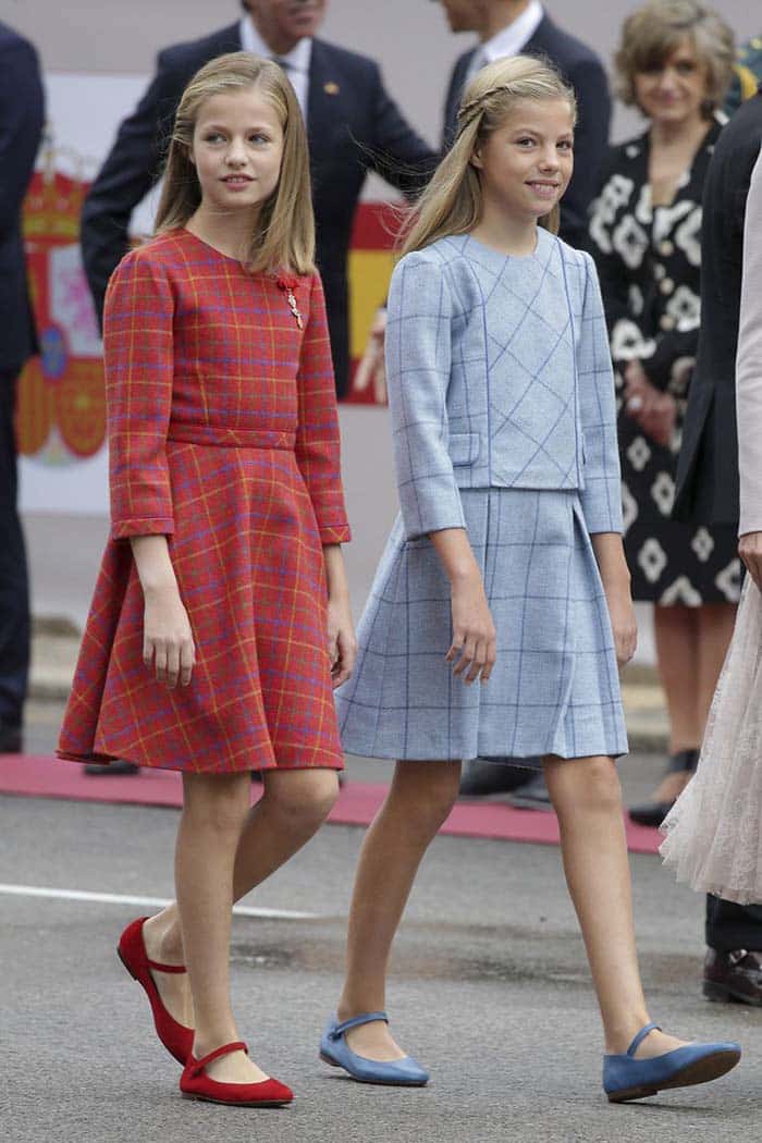 Los zapatos de la Reina Letizia y sus hijas Leonor y Sofía para no sufrir