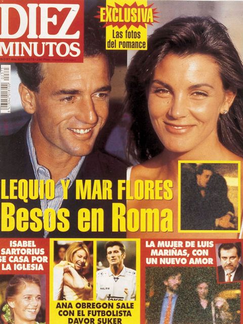 Mar Flores juicio telecinco y Lequio portada besos en roma