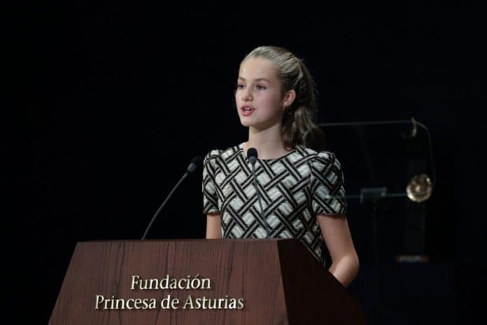 Princesa Leonor discurso Premios Princesa de Asturias