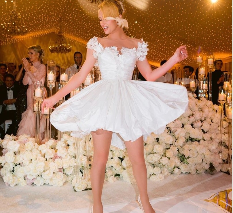 Paris Hilton: recordamos los 7 mejores vestidos de su boda