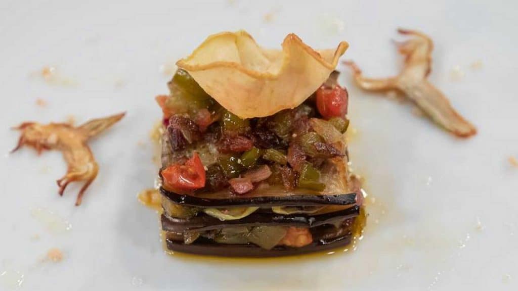 Pastel de berenjena: la receta de Bustamante para gozar en Navidad