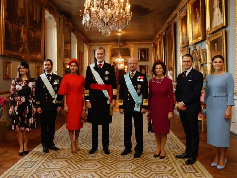 Reyes Felipe VI y Reina Letizia viaje oficial Suecia