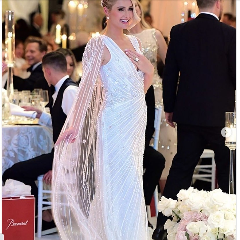 Paris Hilton: recordamos los 7 mejores vestidos de su boda