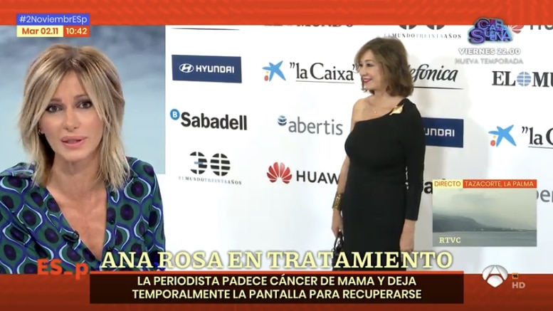 Susanna Griso Espejo Público Ana Rosa Quintana cancer