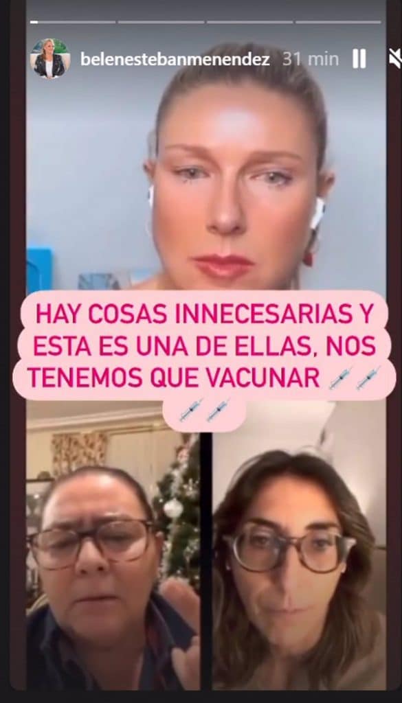 Captura Instagram Paz Padilla vacunas