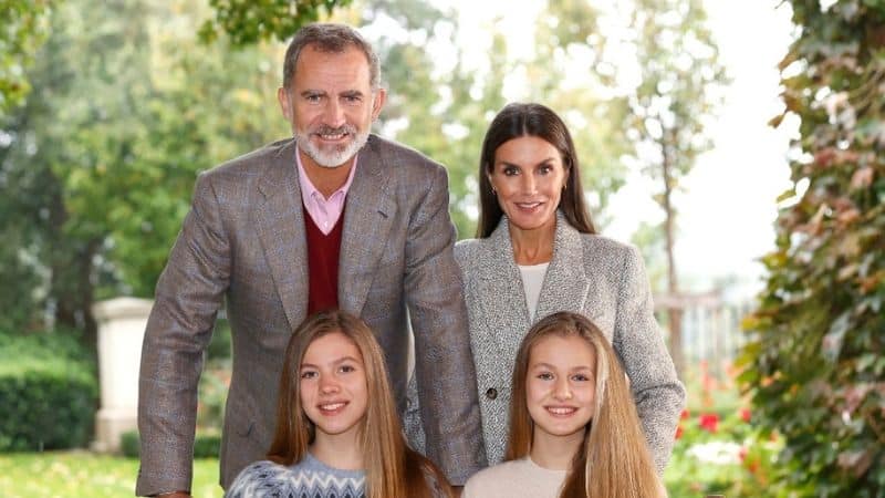 Felicitacion Navidad Rey Felipe VI Reina Letizia Princesa Leonor Infanta Sofía