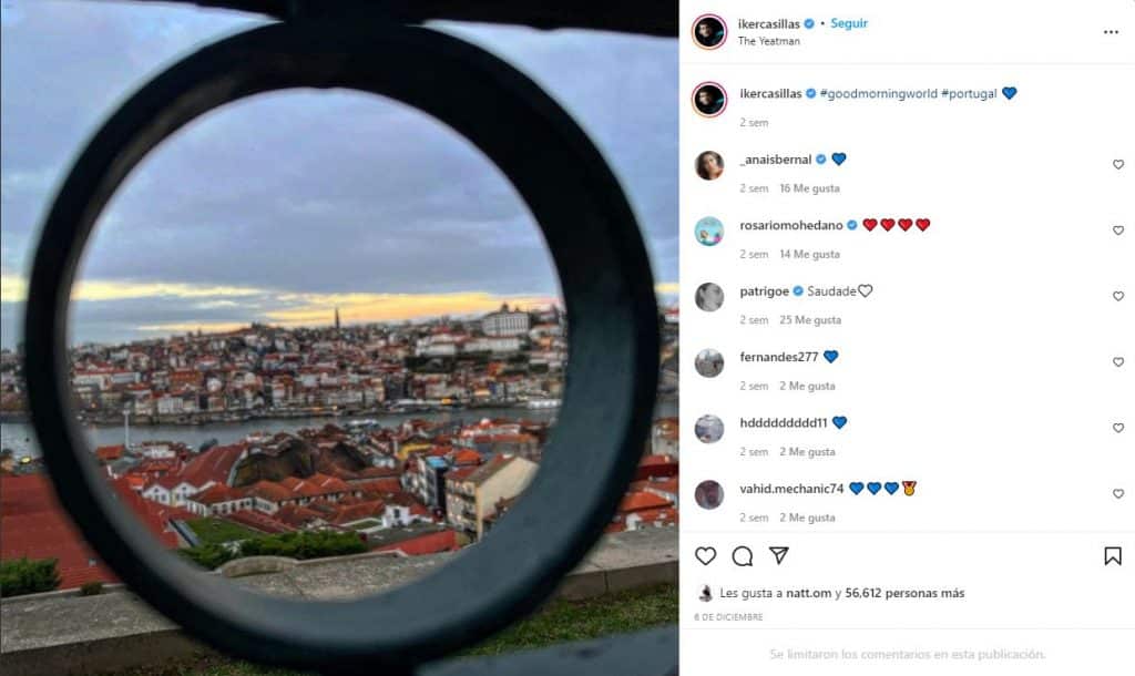 Iker Casillas escapada Oporto con Sara Carbonero