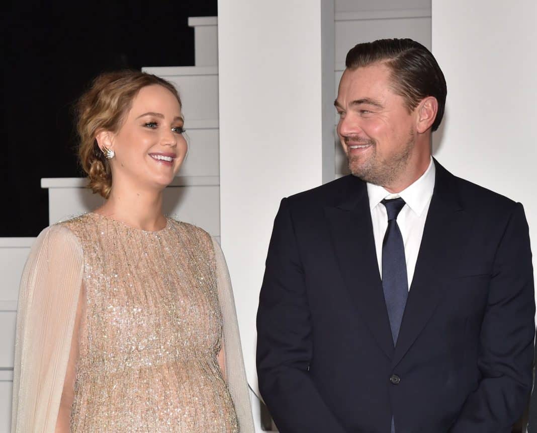 Jennifer Lawrence y Leonardo DiCaprio