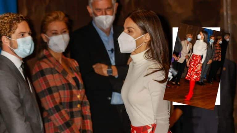 La Reina Letizia repite con sus ‘kinky boots’ para sorprender a Bisbal