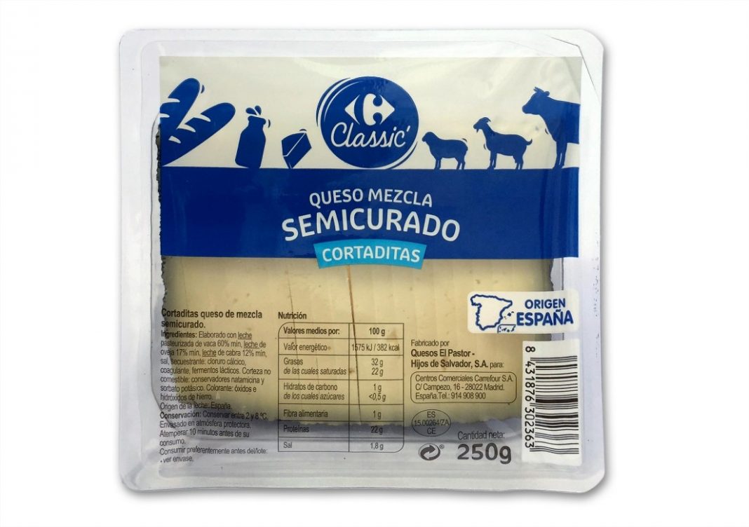 queso mezcla semicurado