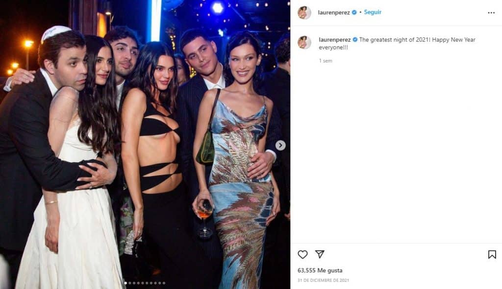 Kendall Jenner boda Lauren Perez - Instagram