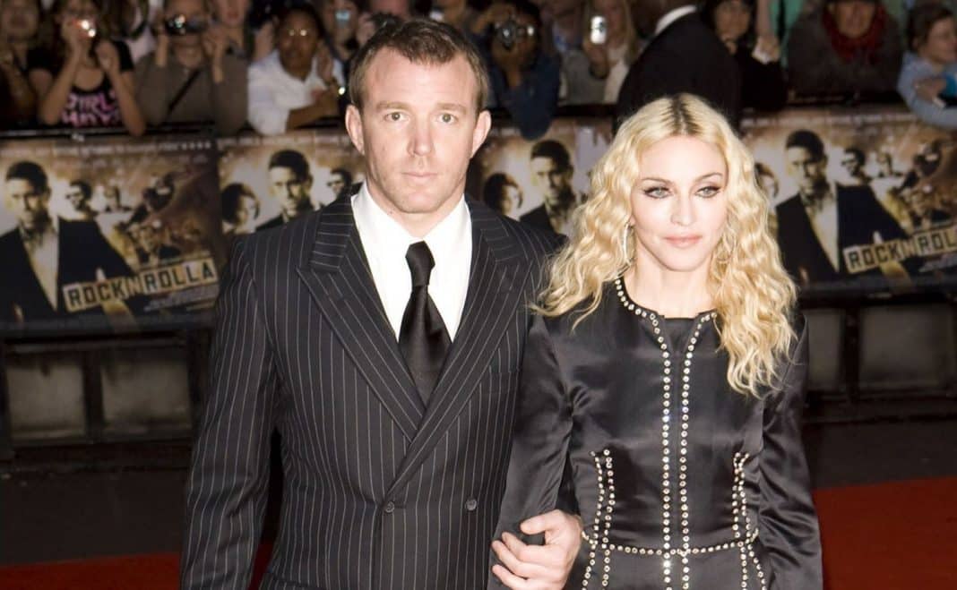 Madonna y Guy Ritchie recortada