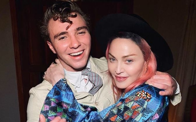 Madonna y su hijo Rocco Ritchie