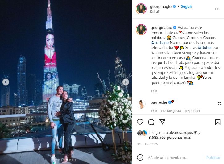 Este ha sido el gran regalo de Cristiano Ronaldo por el cumpleaños de Georgina Rodríguez