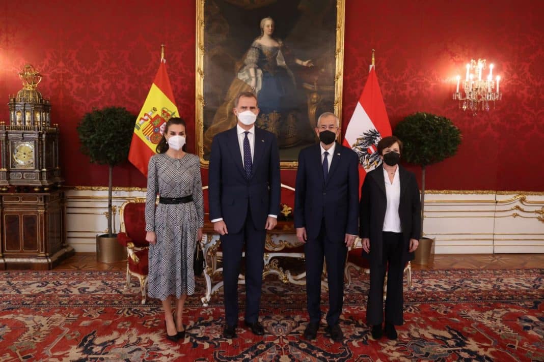 Rey Felipe VI Reina Letizia Viena