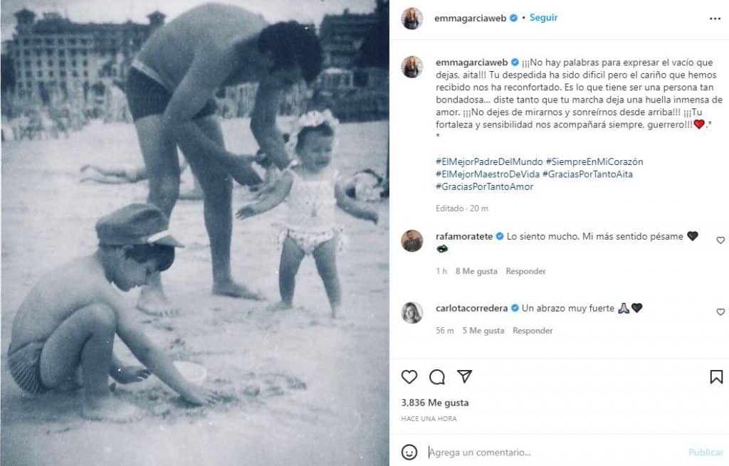 Emma Garcia - Instagram muerte de su madre