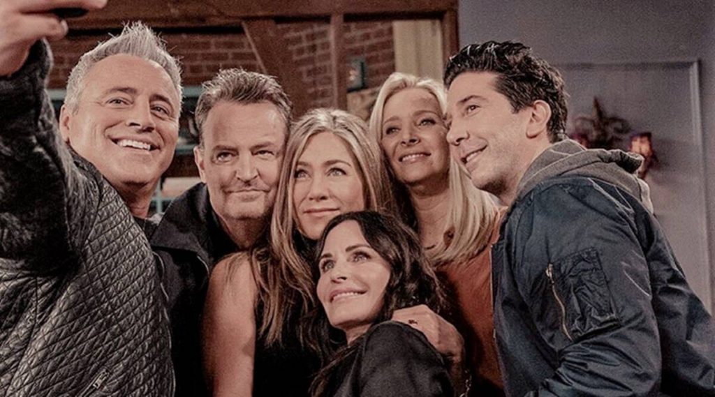 Friends the reunion selfie