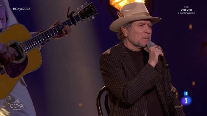 Joaquín Sabina con Leiva Goya 2022