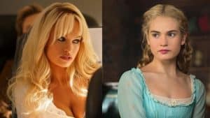 Lily James de Cenicienta a Pamela Anderson