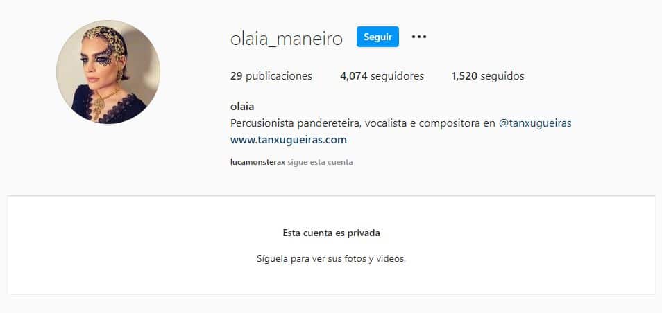 Olaia Maneiro - Instagram privado