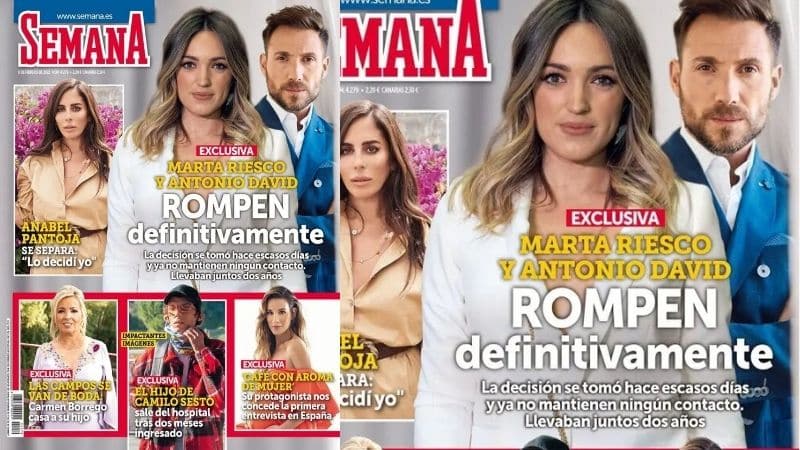 Revista Semana - Marta Riesco y Antonio David