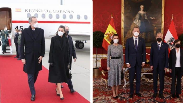 El Rey Felipe y la Reina Letizia hacen un viaje exprés a Viena tras la reaparición del Rey Emérito
