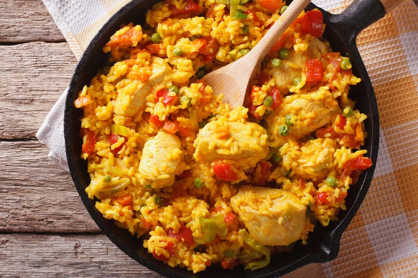 Cómo hacer un arroz con pollo en la Thermomix lleno de sabor