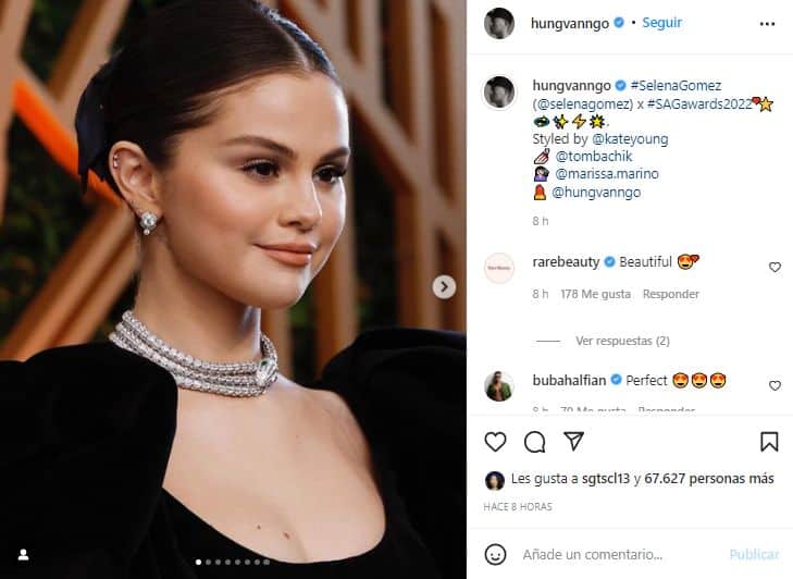 Selena Gomez SAG Collar Bulgari