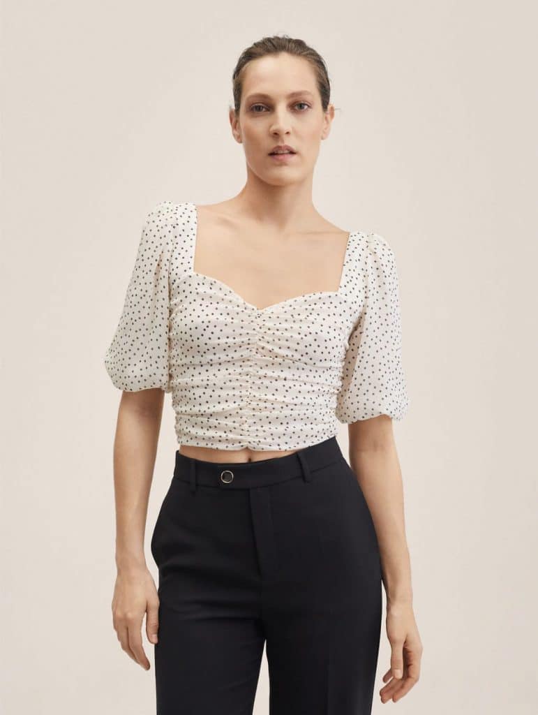 Mango se prepara para la primavera con esta blusa estampada