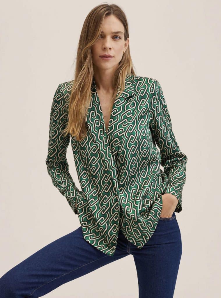 Mango se prepara para la primavera con esta blusa estampada
