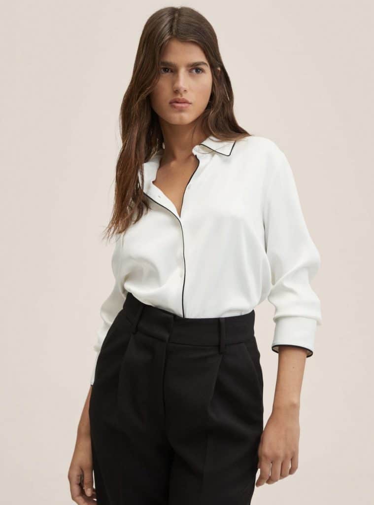 Mango se prepara para la primavera con esta blusa estampada