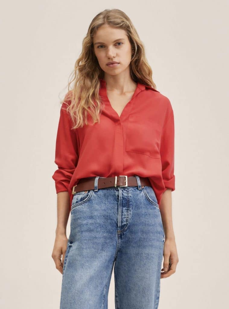 Mango se prepara para la primavera con esta blusa estampada