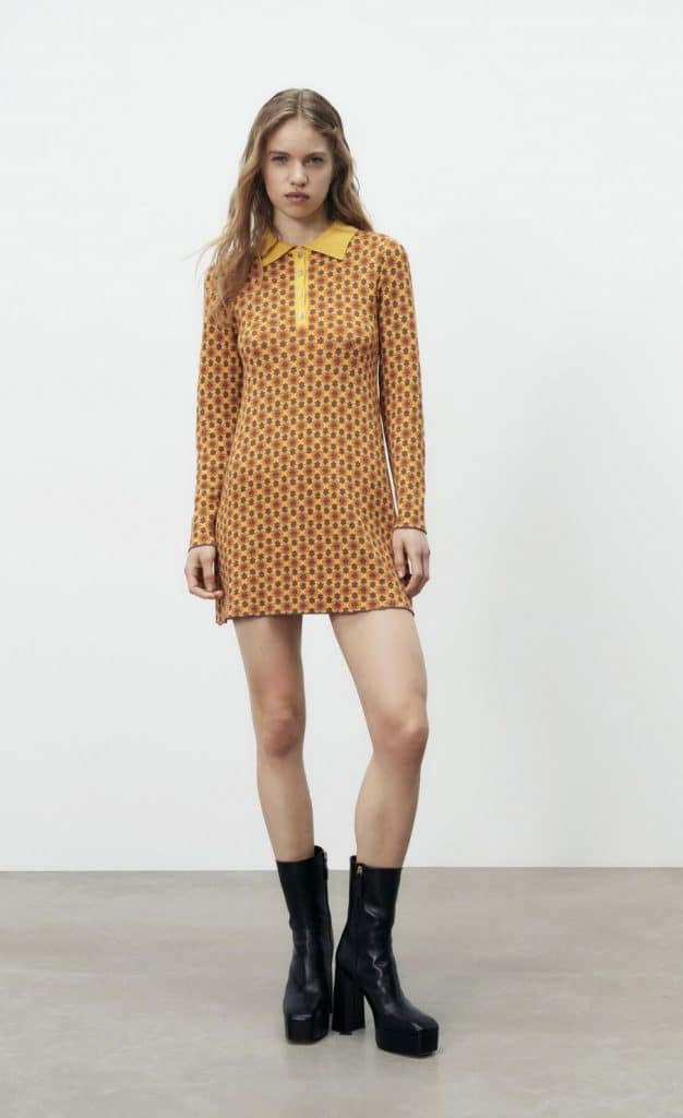 El vestido efecto piel de Zara con el que no pasarás desapercibida