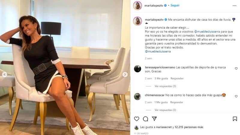 Marta López - Casa Instagram