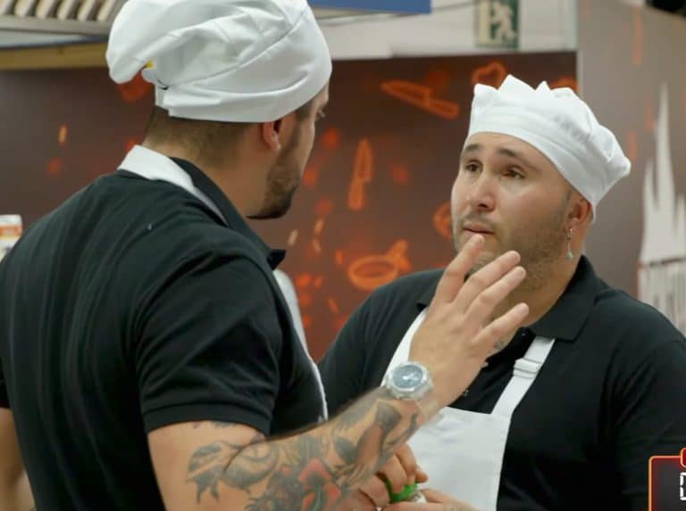 Kiko Rivera, incómodo con la broma sobre drogas de su compañero de ‘Disaster Chefs’: «Tengo hijos, tío»