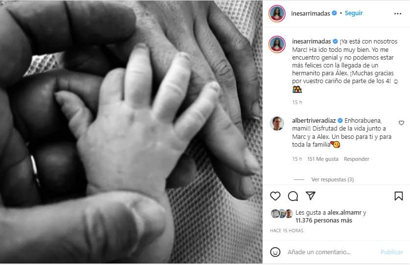 Inés Arrimadas madre de nuevo y Almeida le da la enhorabuena por "añadir un nuevo madrileño a la familia"