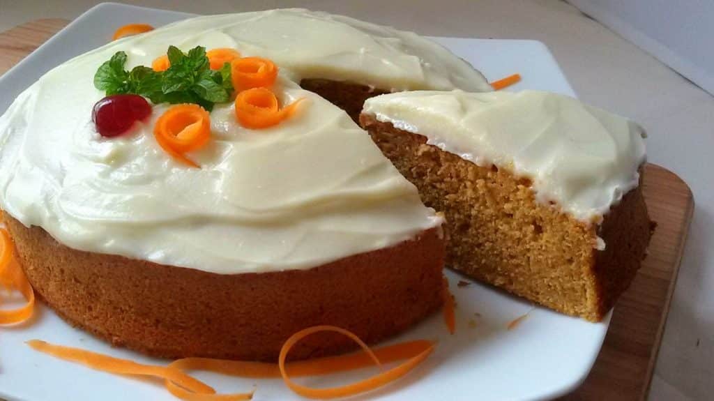 Cómo hacer una tarta de zanahoria sin usar nada de harina