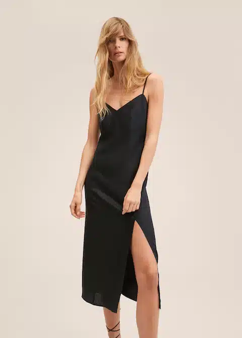 vestido de mango