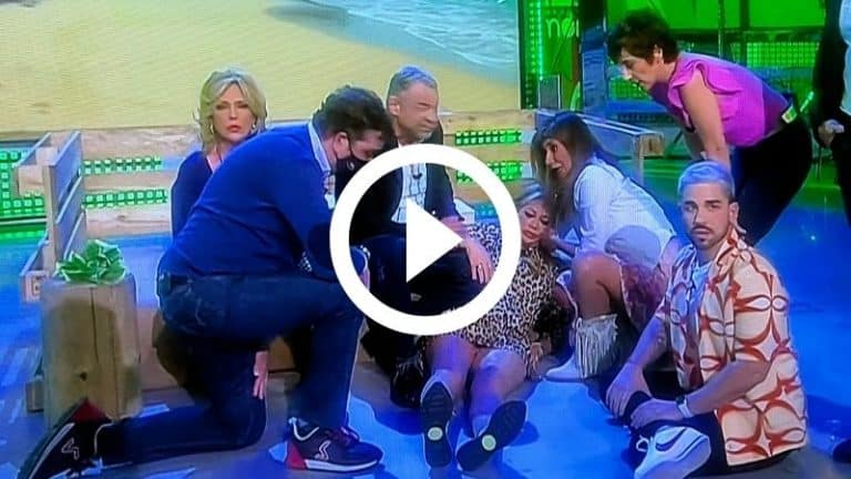 ‘Sálvame’: Belén Esteban se rompe la tibia y el peroné en pleno directo