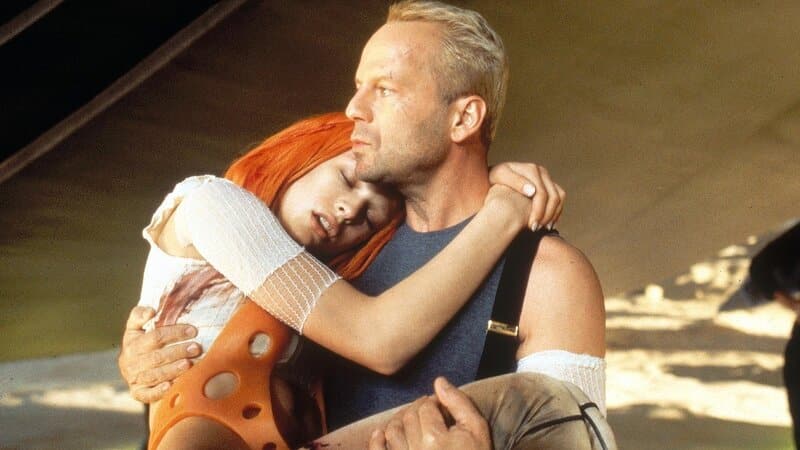 Bruce Willis y Milla Jovovich - El Quinto Elemento