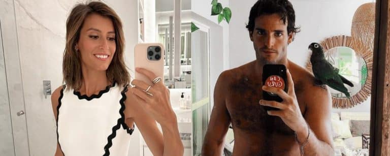 Ana Boyer ‘de risas’ con Íñigo Onieva mientras acompaña a Fernando Verdasco en el Open de la Comunidad de Madrid