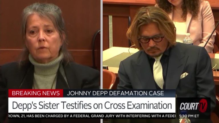 Hermana de Johnny Depp en los tribunales
