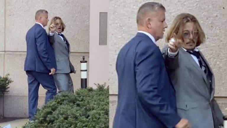 Johnny Depp muy alterado en su juicio con Amber Heard… ¿Por decirle que aún le quiere?