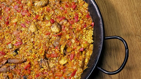 Este arroz con champiñones es rápido y sabroso 